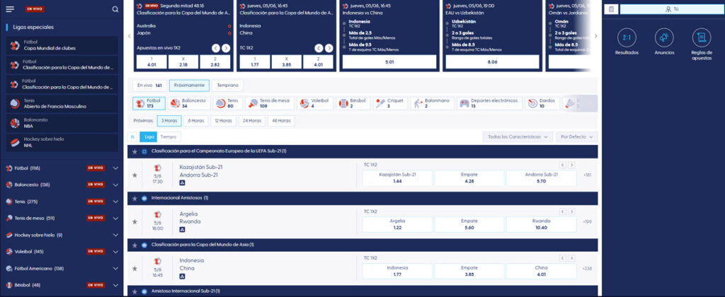Apuestas deportivas